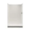 E. L. Mustee Mustee Durawall 71"W X 41-1/2"D X 71-1/2"H White Shower Wall Surround (5-Piece)
