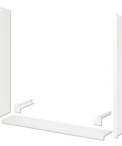 E. L. Mustee Mustee Duratrim 8" X 8" X 36" White Bathtub/Shower Window Panel