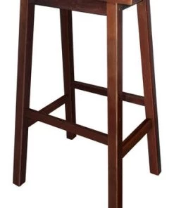 Shutters By Design 29" Wood Saddle Stool
