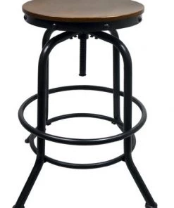 Shutters By Design Foundry Adjustable Swivel Bar Stool