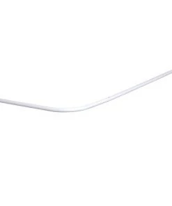 Zenna Home® 28" X 66" White Wall-Mount Shower Curtain Rod