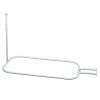 Zenna Home® NeverRust 60" White Hoop Shower Curtain Rod -Zenna Home || Shutters By Design || Mustee Sales 34941WW