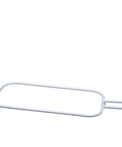 Zenna Home® NeverRust 60" White Hoop Shower Curtain Rod