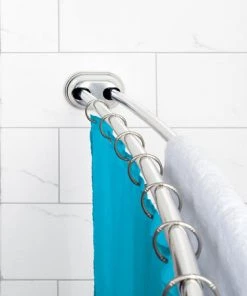 Zenna Home® NeverRust® Aluminum Double Tension Curved Shower Rod