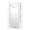 E. L. Mustee E.L. Mustee Stylemate 36"W X 65"H Chrome Framed Pivot Shower Door With Clear Glass -Zenna Home || Shutters By Design || Mustee Sales 36 403