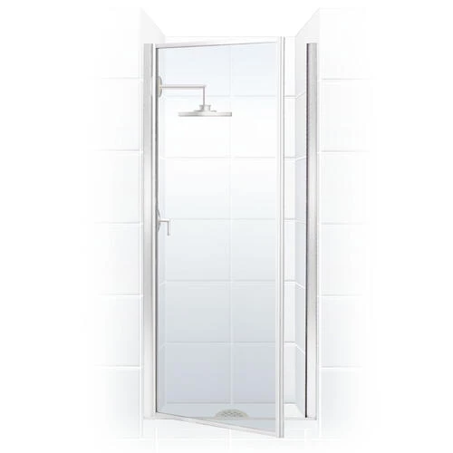 E. L. Mustee E.L. Mustee Stylemate 36"W X 65"H Chrome Framed Pivot Shower Door With Clear Glass 3 E. L. Mustee E.L. Mustee Stylemate 36"W X 65"H Chrome Framed Pivot Shower Door With Clear Glass