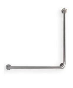 E. L. Mustee E.L. Mustee CareGiver® 30" X 1-1/2" Stainless Steel 90° Angle Concealed Screw Grab Bar (Reversible)