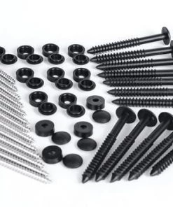 Shutters By Design 3" Black Exterior Vinyl Shutter Spikes - 12 Pack 7 Shutters By Design 3" Black Exterior Vinyl Shutter Spikes - 12 Pack -Zenna Home || Shutters By Design || Mustee Sales 4070010 set 2021