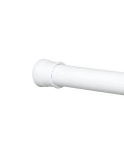 Zenna Home® 40" White Adjustable Tension Mount Shower Curtain Rod