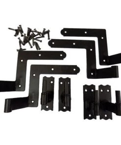 Shutters By Design 2-1/8" Offset Cast Iron Hinge Set - 4 Pack