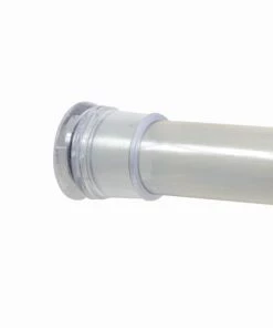 Zenna Home® 60" Chrome Adjustable Tension Mount Shower Curtain Rod