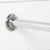 Zenna Home® 60" Stainless Steel Wall-Mount Shower Curtain Rod 2 Zenna Home® 60" Stainless Steel Wall-Mount Shower Curtain Rod -Zenna Home || Shutters By Design || Mustee Sales 60P1STL