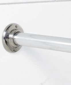 Zenna Home® 60" Stainless Steel Wall-Mount Shower Curtain Rod