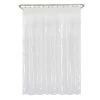 Zenna Home® Clear 70"W X 71"H PEVA Heavy Weight Shower Curtain Liner -Zenna Home || Shutters By Design || Mustee Sales 6683854 LPRHKKL CMYK