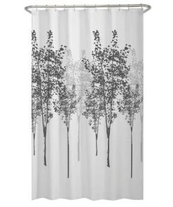 Zenna Home® Delaney 70"W X 72"H Polyester Shower Curtain