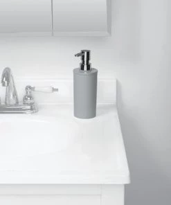 Smart Accessories By Zenna Home Soft Silver Soap Pump 8 Smart Accessories By Zenna Home Soft Silver Soap Pump -Zenna Home || Shutters By Design || Mustee Sales 6684400 SC 494953067Z LP