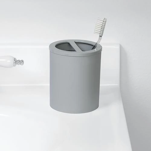 Smart Accessories By Zenna Home Soft Silver Soft Silver Toothbrush Holder 4 Smart Accessories By Zenna Home Soft Silver Soft Silver Toothbrush Holder - Image 2