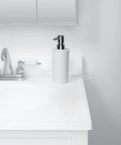 Smart Accessories By Zenna Home Arctic White Soap Pump -Zenna Home || Shutters By Design || Mustee Sales 6684404 SC 494953066Z LP