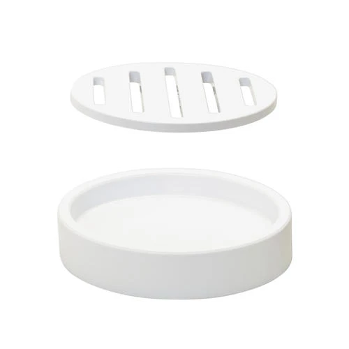 Smart Accessories By Zenna Home Arctic White Soap Dish 6 Smart Accessories By Zenna Home Arctic White Soap Dish - Image 4