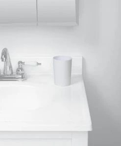 Smart Accessories By Zenna Home Arctic White Tumbler 7 Smart Accessories By Zenna Home Arctic White Tumbler -Zenna Home || Shutters By Design || Mustee Sales 6684407 SC 494950066Z TUM