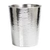 Zenna Home Hammered Stainless Steel Chrome Wastebasket 1 Zenna Home Hammered Stainless Steel Chrome Wastebasket -Zenna Home || Shutters By Design || Mustee Sales 6684413 FV SHAMWBSS V2