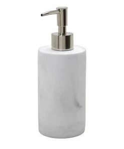Zenna Home Corin Gray Marble Lotion Dispenser