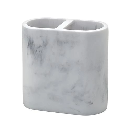Zenna Home Corin Gray Marble Toothbrush Holder 3 Zenna Home Corin Gray Marble Toothbrush Holder