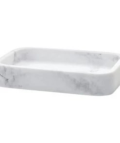 Zenna Home Corin Gray Marble Soap Dish