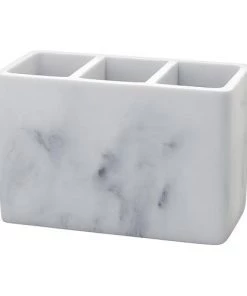 Zenna Home Corin Gray Marble Vanity Organizer