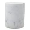 Zenna Home Corin Gray Marble Wastebasket -Zenna Home || Shutters By Design || Mustee Sales 6684420 FV RCORWBGM V2