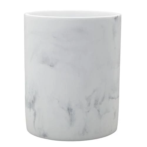 Zenna Home Corin Gray Marble Wastebasket 3 Zenna Home Corin Gray Marble Wastebasket