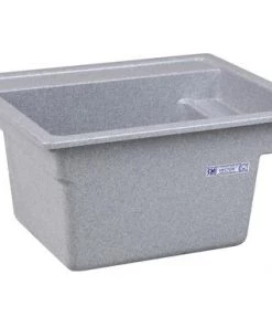 E. L. Mustee Mustee® Vector 25"W X 22"D Twilight Fiberglass Drop-In Laundry/Utility Sink
