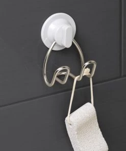 Zenna Home Power Grip Pro Stainless Steel Dual Mount Shower Hook 9 Zenna Home Power Grip Pro Stainless Steel Dual Mount Shower Hook -Zenna Home || Shutters By Design || Mustee Sales 6754149 ALT 1 7840STL