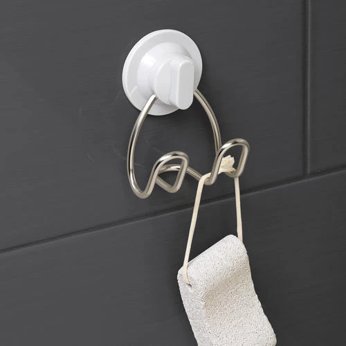 Zenna Home Power Grip Pro Stainless Steel Dual Mount Shower Hook 5 Zenna Home Power Grip Pro Stainless Steel Dual Mount Shower Hook - Image 3