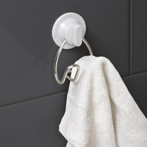 Zenna Home Power Grip Pro Stainless Steel Dual Mount Shower Hook 6 Zenna Home Power Grip Pro Stainless Steel Dual Mount Shower Hook - Image 4