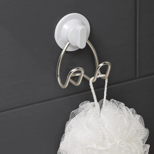 Zenna Home Power Grip Pro Stainless Steel Dual Mount Shower Hook 7 Zenna Home Power Grip Pro Stainless Steel Dual Mount Shower Hook - Image 5