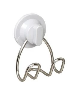 Zenna Home Power Grip Pro Stainless Steel Dual Mount Shower Hook