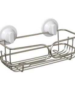 Zenna Home Power Grip Pro Stainless Steel Dual Mount Basket