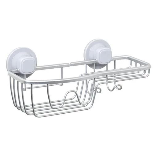 Zenna Home NeverRust Power Grip Pro Satin Chrome Dual Mount Combo Basket 3 Zenna Home NeverRust Power Grip Pro Satin Chrome Dual Mount Combo Basket