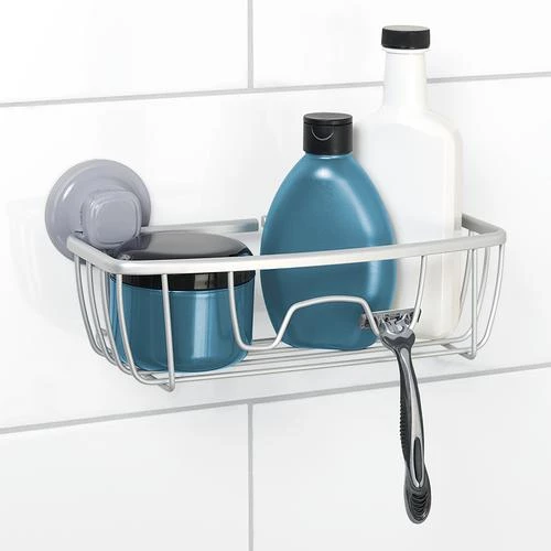 Zenna Home NeverRust Power Grip Pro Satin Chrome Dual Mount Basket 4 Zenna Home NeverRust Power Grip Pro Satin Chrome Dual Mount Basket - Image 2