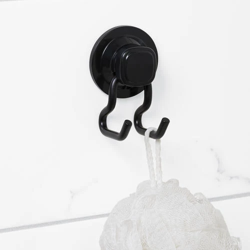 Zenna Home NeverRust Power Grip Pro Matte Black Dual Mount Hook 6 Zenna Home NeverRust Power Grip Pro Matte Black Dual Mount Hook - Image 4