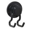 Zenna Home NeverRust Power Grip Pro Matte Black Dual Mount Hook -Zenna Home || Shutters By Design || Mustee Sales 6754157 FV 7330ALBKL V2