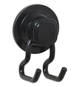 Zenna Home NeverRust Power Grip Pro Matte Black Dual Mount Hook