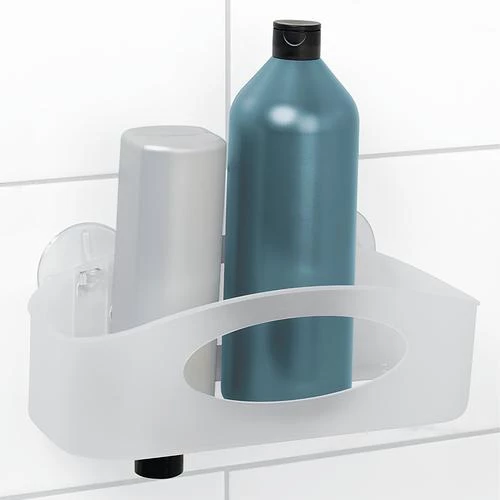 Zenna Home Frosted Suction Basket 3 Zenna Home Frosted Suction Basket - Image 2