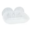 Zenna Home Frosted Suction Soap Dish -Zenna Home || Shutters By Design || Mustee Sales 6754164 FV 2615KK2 V2