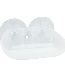Zenna Home Frosted Suction Soap Dish