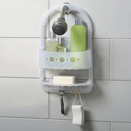 Zenna Home® Frosted Shower Caddy 4 Zenna Home® Frosted Shower Caddy - Image 2