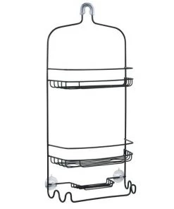 Zenna Home® Matte Black Shower Caddy