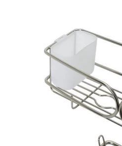 Zenna Home Stainless Steel Adjustable Shower Caddy 18 Zenna Home Stainless Steel Adjustable Shower Caddy -Zenna Home || Shutters By Design || Mustee Sales 6754169 ALT 1 7819STL V2