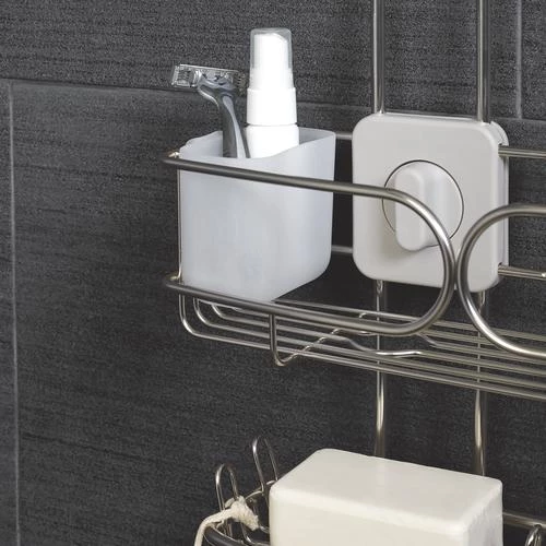 Zenna Home Stainless Steel Adjustable Shower Caddy 10 Zenna Home Stainless Steel Adjustable Shower Caddy - Image 8